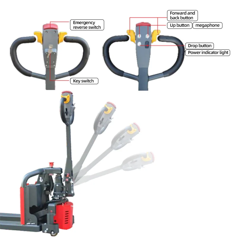 2023 Wholesale High Quality 2.5 Ton 3 Ton 5 Ton China Automatic Hydraulic Pallet Truck Electric Pallet Truck 1.5t Pallet Truck