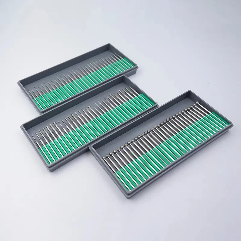 Alloy emery grinding head jade carving polishing grinding needle diamond grinding rod 3MM handle set