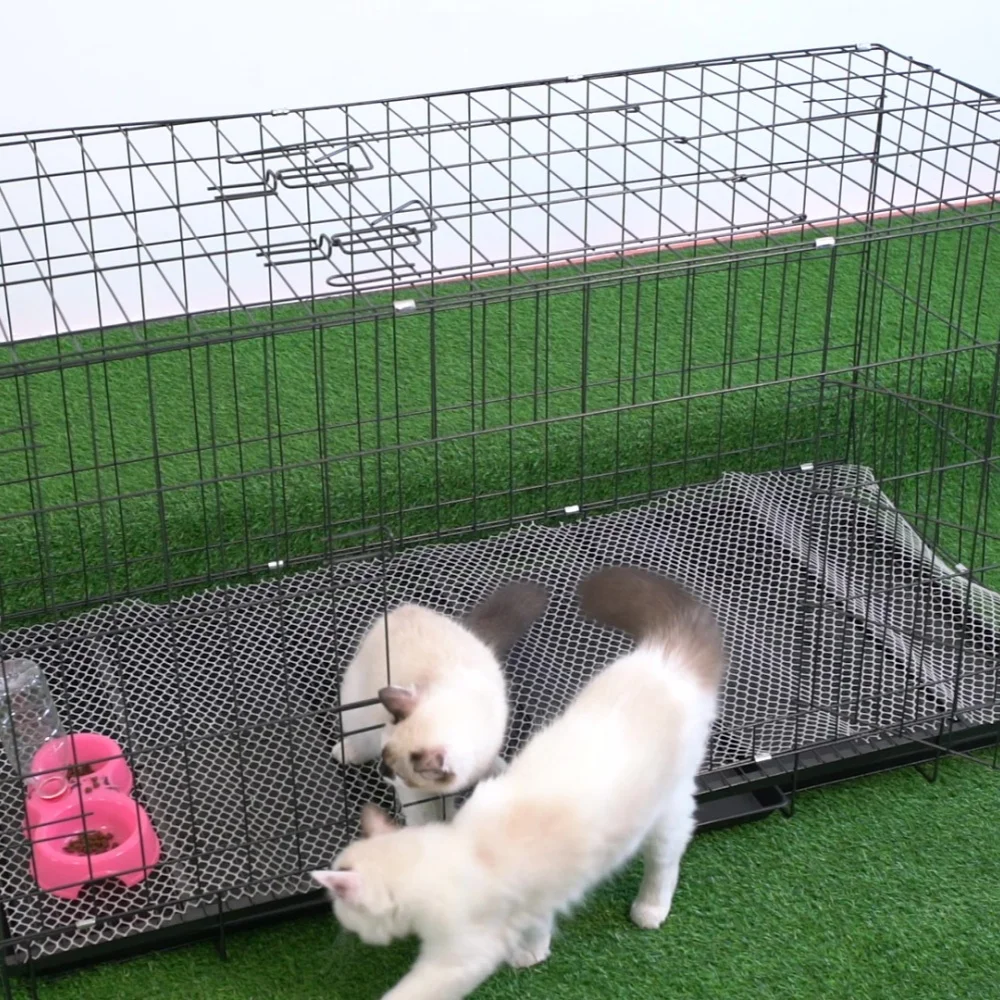 Luxury Multi Layer Foldable Large Metal Pet Cat Cage