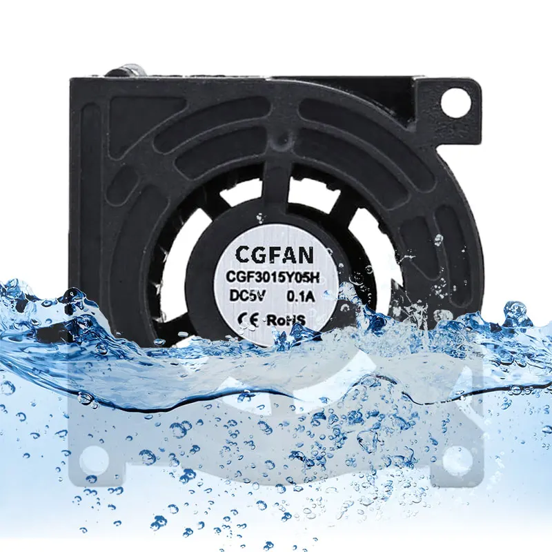 Low Power Consumption Black Shark Fans 3015 30mm Ball Bearing Small Blower Fans For Cooling