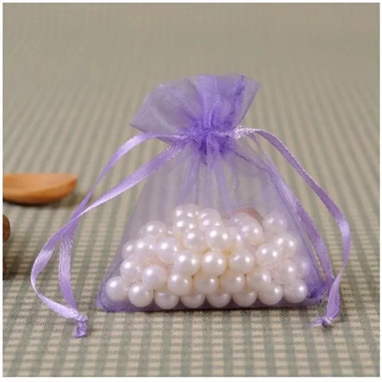 Nicetime lashes organza bag luxury gift woven makeup cosmetic bag pink nonwoven shopping bag