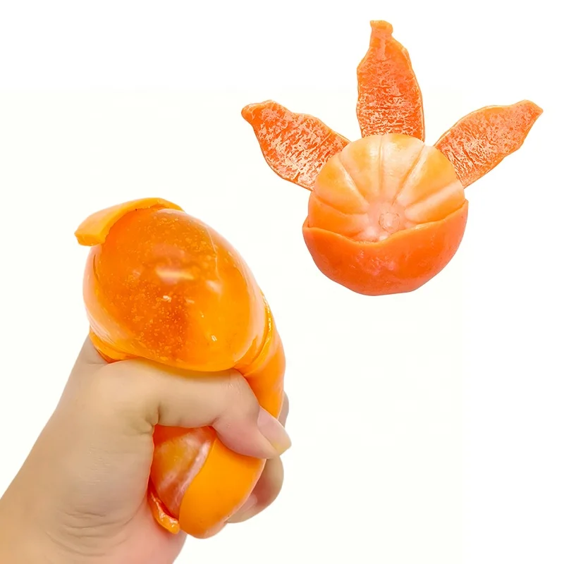 Custom Made Novelty TPR Joke Decompression Stress Reliever Egg Squishy Toys For Adults