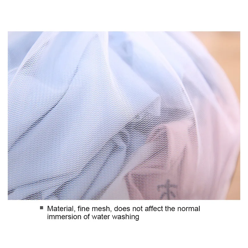  Drawstring Mesh Laundry Bag Washing Net For Underwear Sock Machines Pouch Clothes Bra Bags