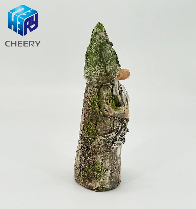 2021 New Popular Design Clear Garden Gnome Decorations Crafts Custom Statue Resine