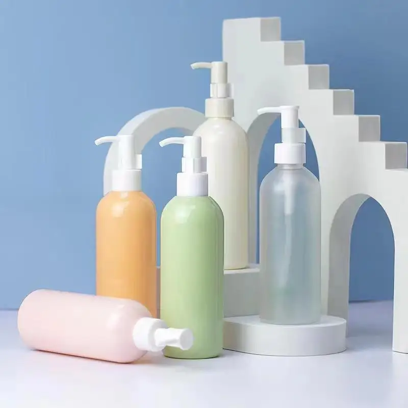 Hot 300ML PET Plastic Bottle Pressing Pump Head 250ml Hand Sanitizer Body Milk Bottle