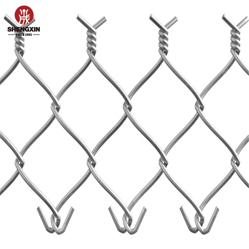 Wholesale 9 10 Gauge Chainlink Fence Wire 4ft 5ft 6ft 7ft 10ft Industry Galvanized Chain Link Fences