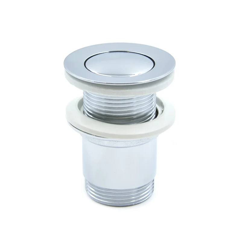 Hot sale chromed brass click clack waste pop up basin drain with best price