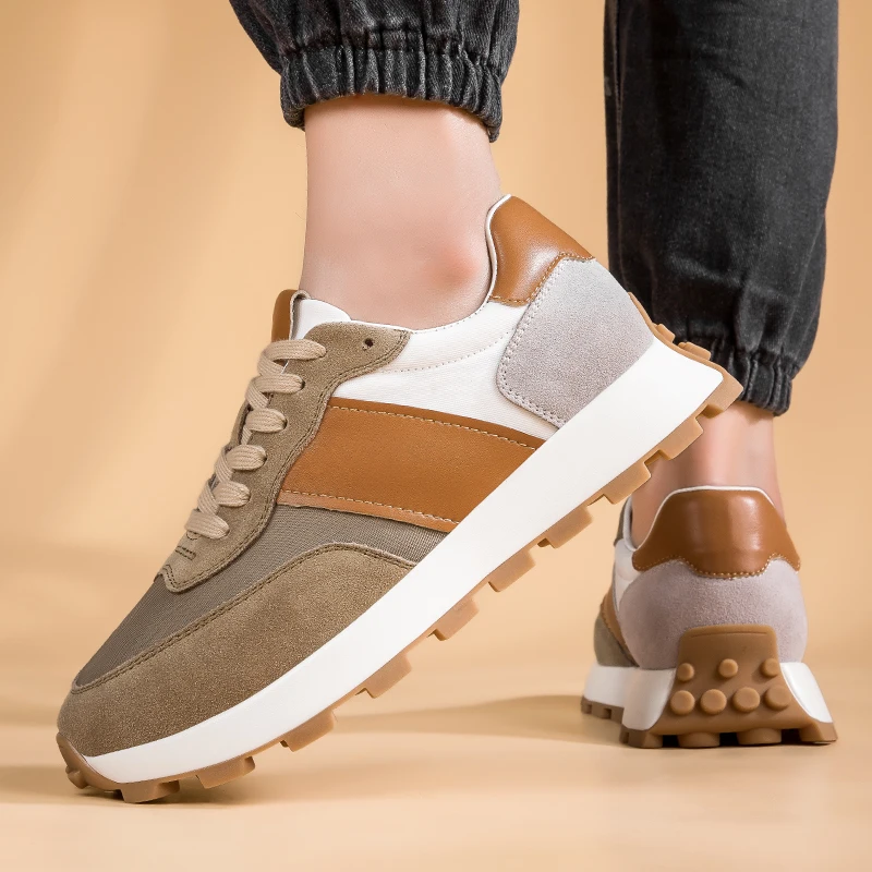 Men fashion Sneakers Comfortable Forrest Gump Shoes Lightweight and Walking Style Shoes Men Casual Shoes
