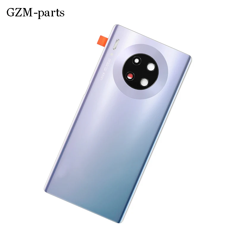 GZM-parts Mate 30 Pro Rear Housing For Huawei Mate 30 Pro Glass Back Cover Repair  Phone Battery Door Case + Camera Lens