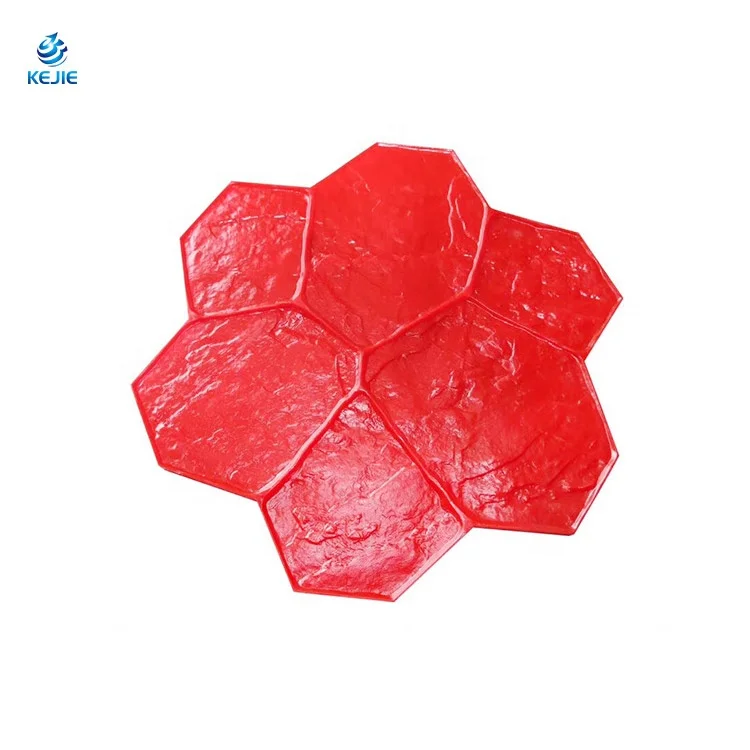 PU Mold Walkway Concrete Stepping Paving Mould Mats Stone Garden Rock in Crafts