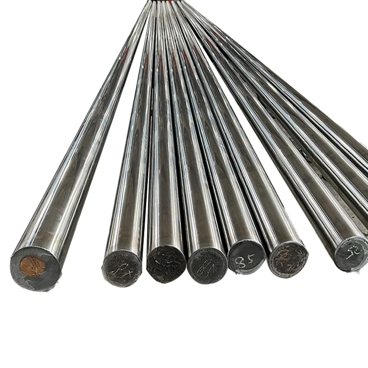 Ck45 St52 20mnv6 42CrMo4 40cr Carbon and Alloy Steel Hard Chrome Plated Piston Rod
