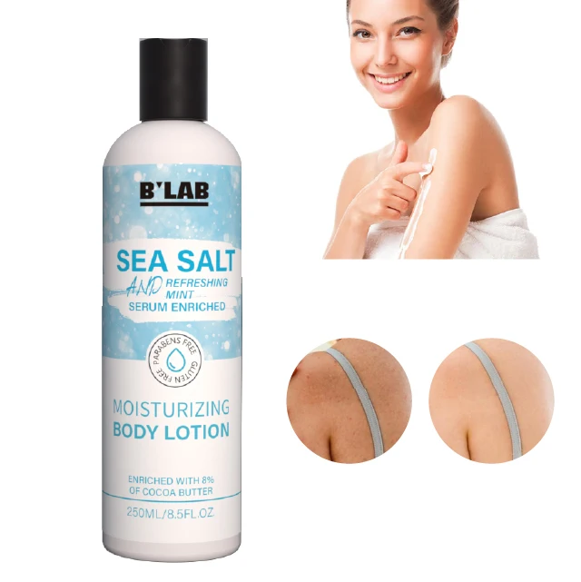 Custom hyaluronic acid cocoa butter body care lotion skin care products