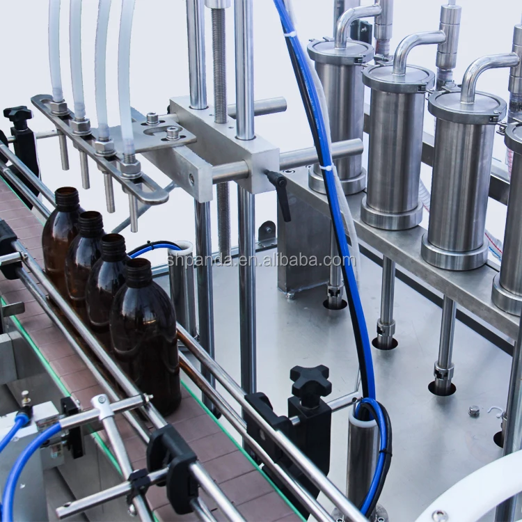 Automatic Plastic Glass Bottle Liquid Syrup Filling Machine