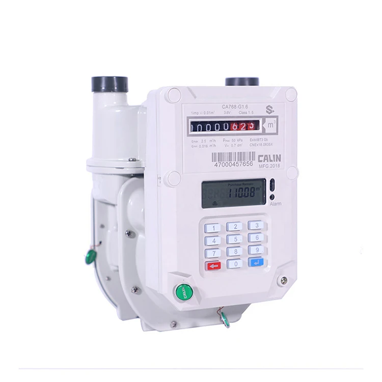 Sts Standard Prepaid Gas Flow Keypad Gas Meter Supporting Lora, Gprs, With Free Vending Software