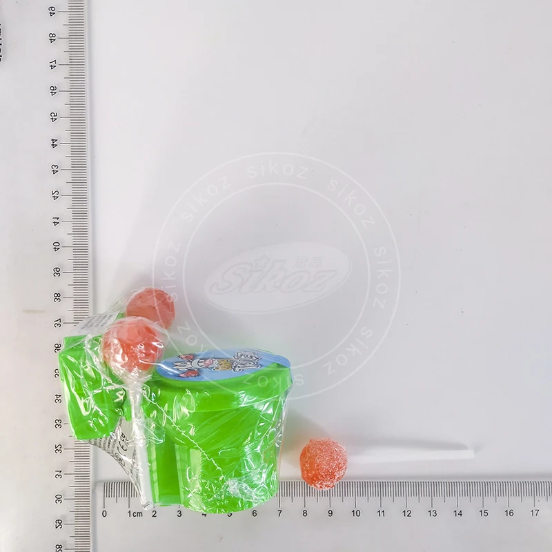hotsale lollipop closestool toy candy (lollipop and powder)