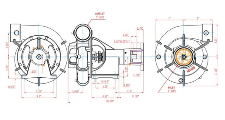 hydraulic centrifugal pump