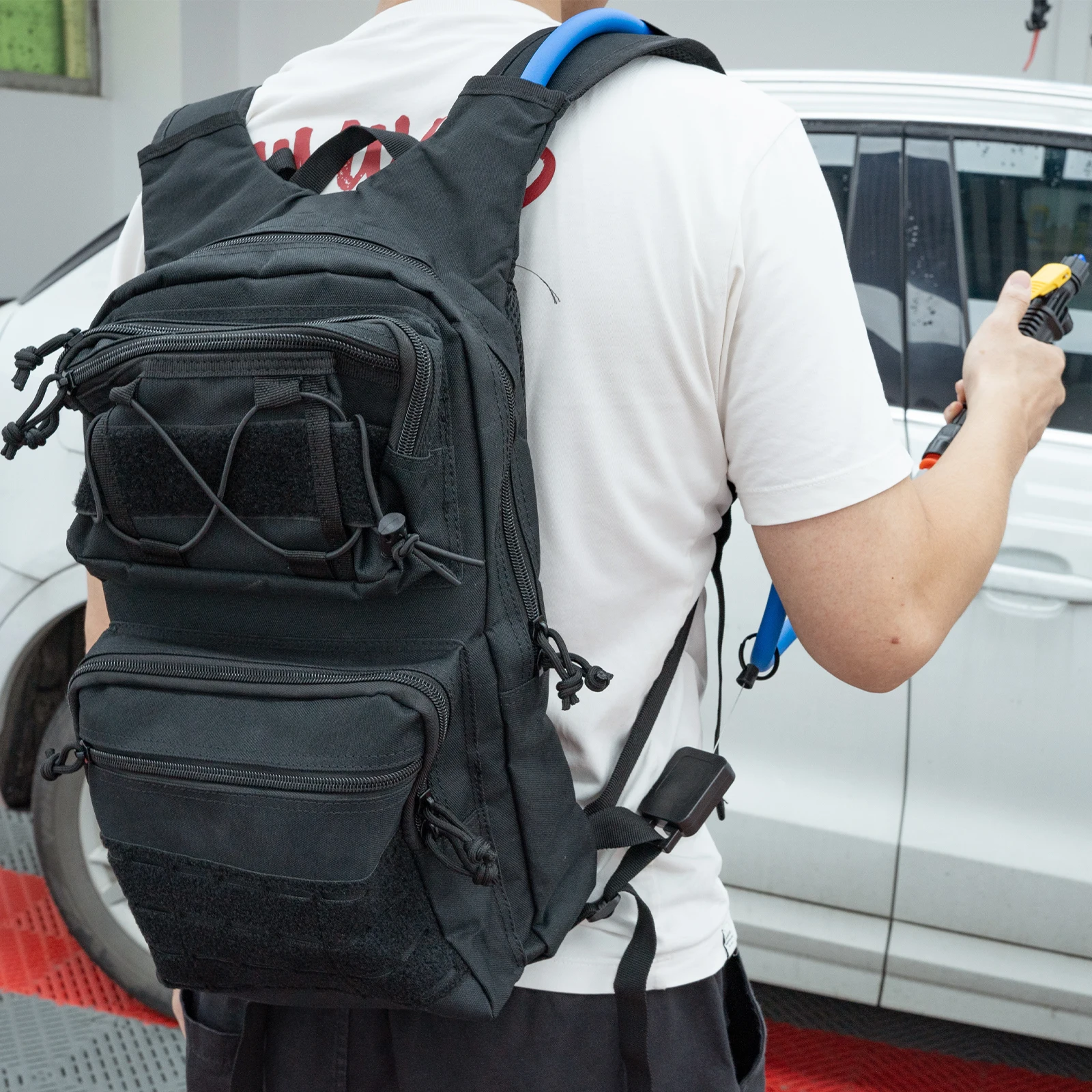 7mo High Pressure 3L Electric Water Sprayer Backpack Car Washing Pouch Window Tint Tool PPF Smart Backpack Sprayer