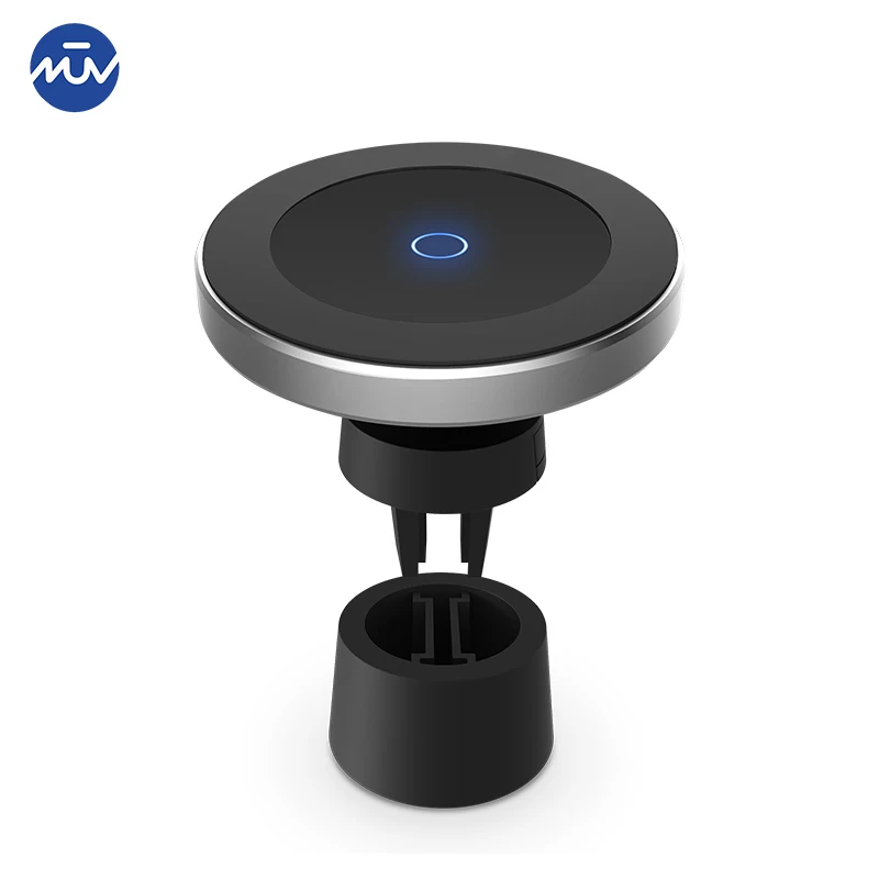 Магнитное низкопрофильное Беспроводное зарядное устройство powerbank зарядка быстрый автомобиль