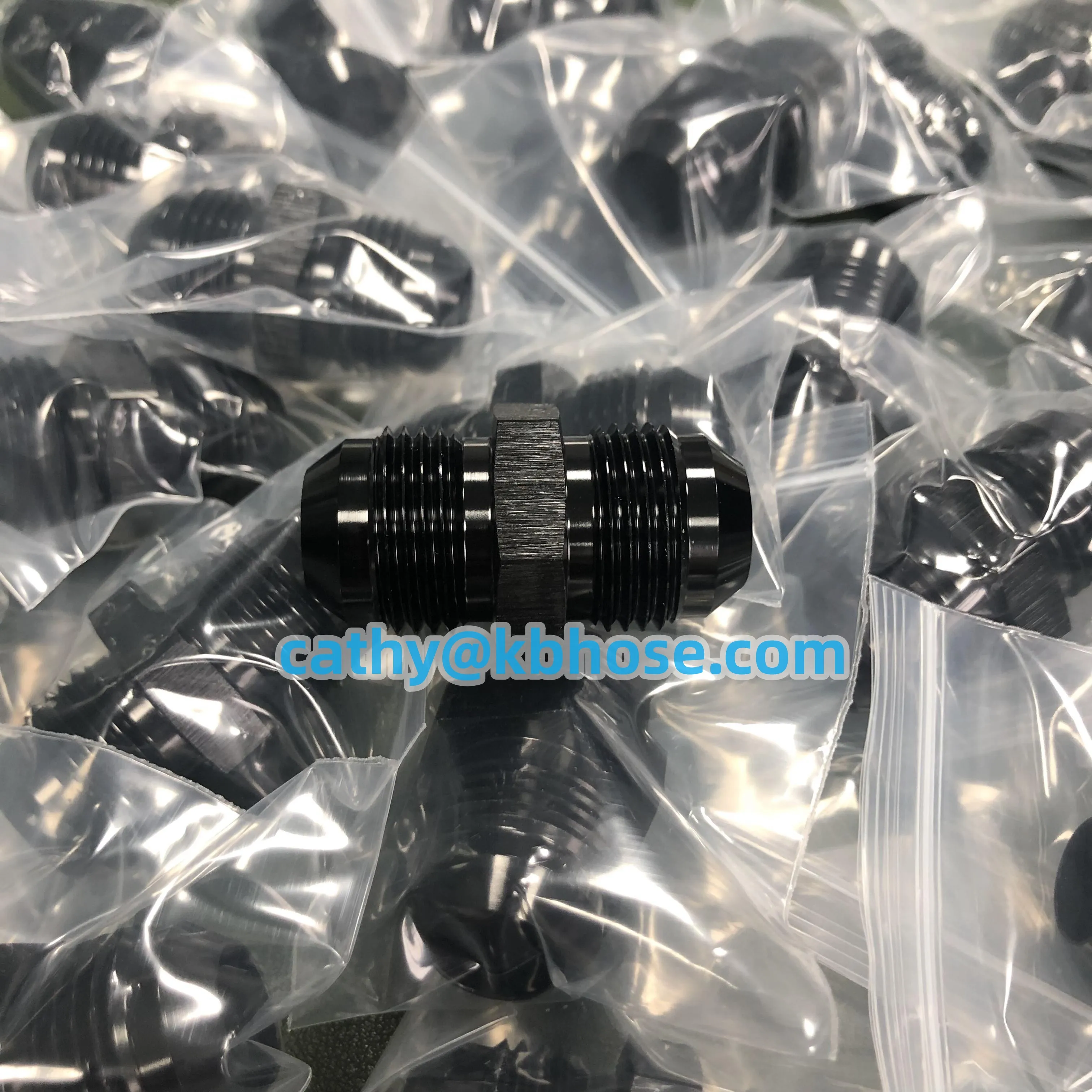 AN3 AN4 AN6 AN8 AN10 AN12 AN16 AN20 Straight Male Flare Union Fitting Adapter