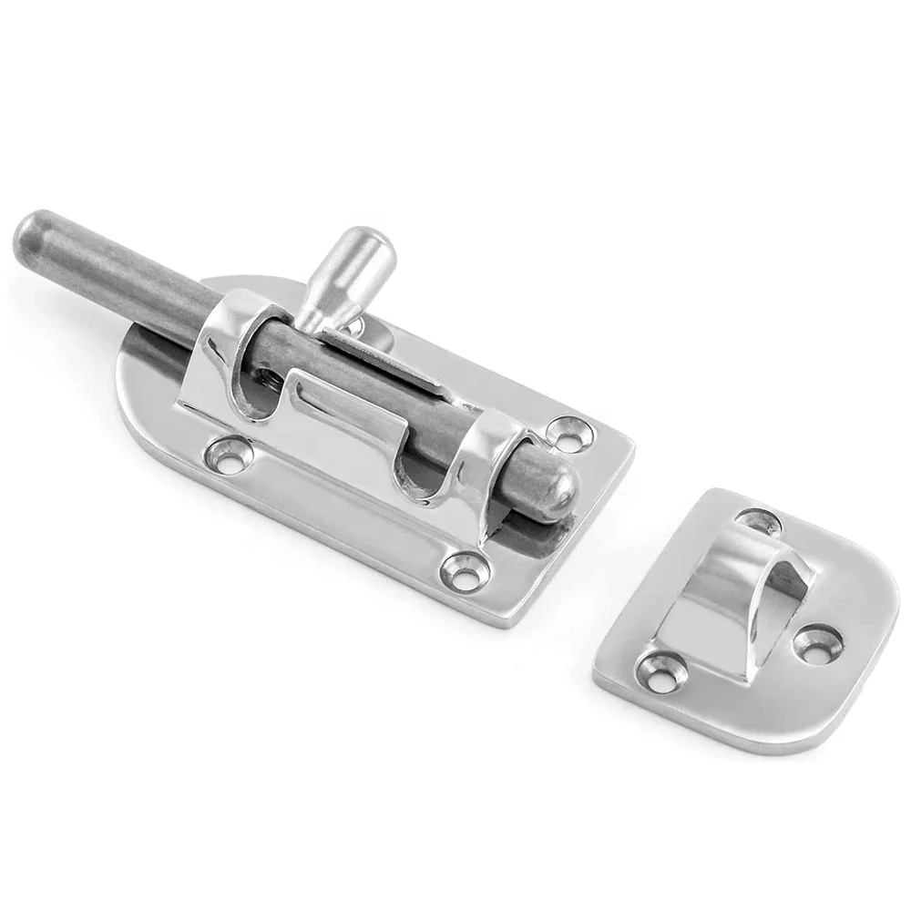 Anshun лодочный цилиндр болт дверная защелка/замок 3-1/2 дюйма сверхпрочная морская 316 нержавеющая