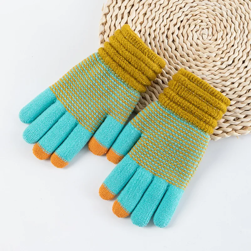 Factory directly Best china Winter Mittens Warm Factory Price Wholesale Low MOQ lady knit winter gloves