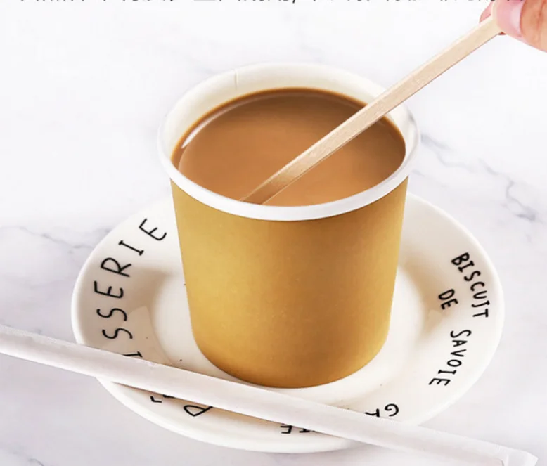 140*5*1mm smooth coffee stir stick food grade safe coffee stirrers sticks