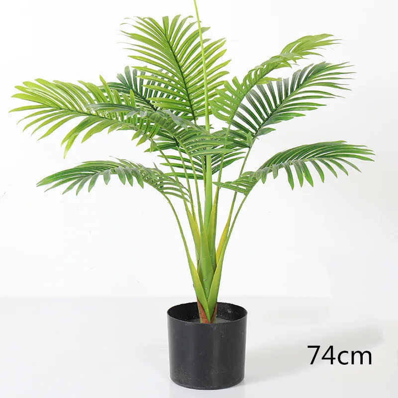 
A-613 1.5M Artificial Areca Palm Tree Plant Fabric Palm Tree Office Conservatory Indoor Outdoor Garden Plant 