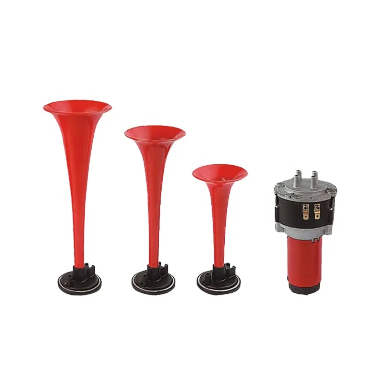 Musical Air Horn Kit 3 Trumpet 12v Compressor