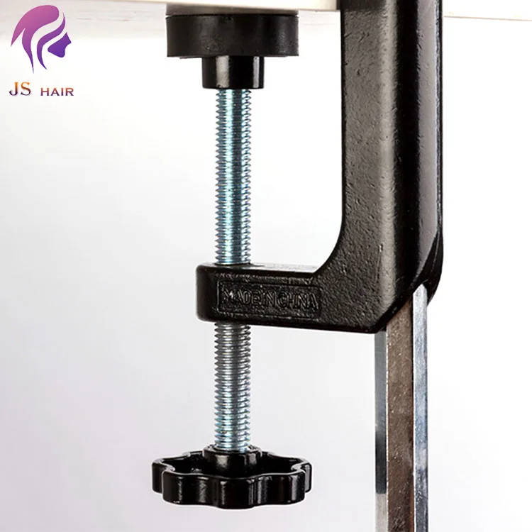 Salon tripod stand mannequin head bracket Durable Adjustable Stainless Steel training Head manikin doll Holder For Making Wigs