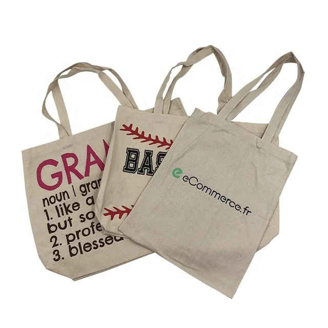 
High Quality Handle Style Plain Printing Cotton Tote Bag 