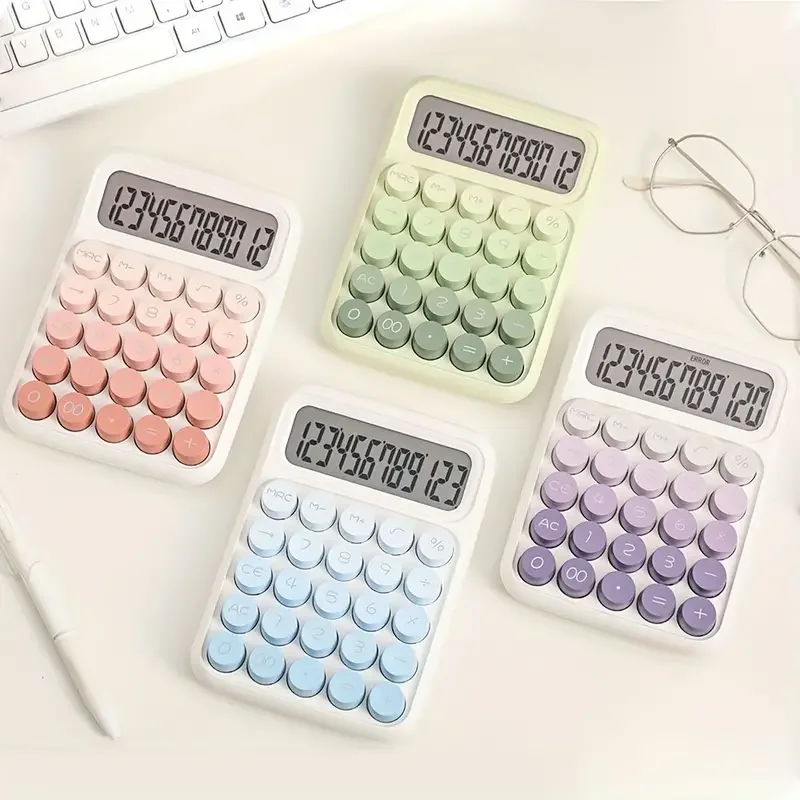 Wholesale colored Student calculator Electronic Digital pack calculator Custom Logo calculator