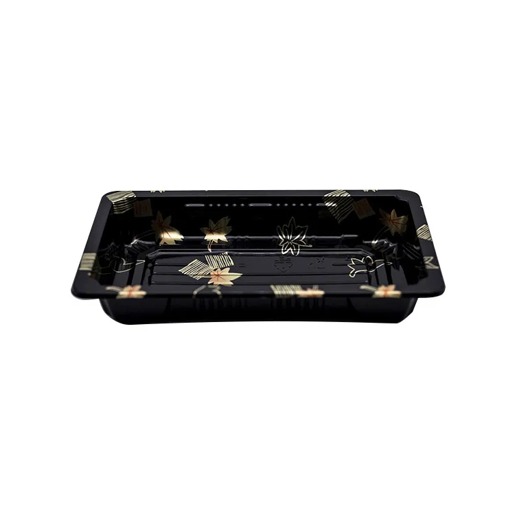 China factory cherry\blueberry\tomatoes plastic tray with transparent lid rectangle sushi box utility disposable box