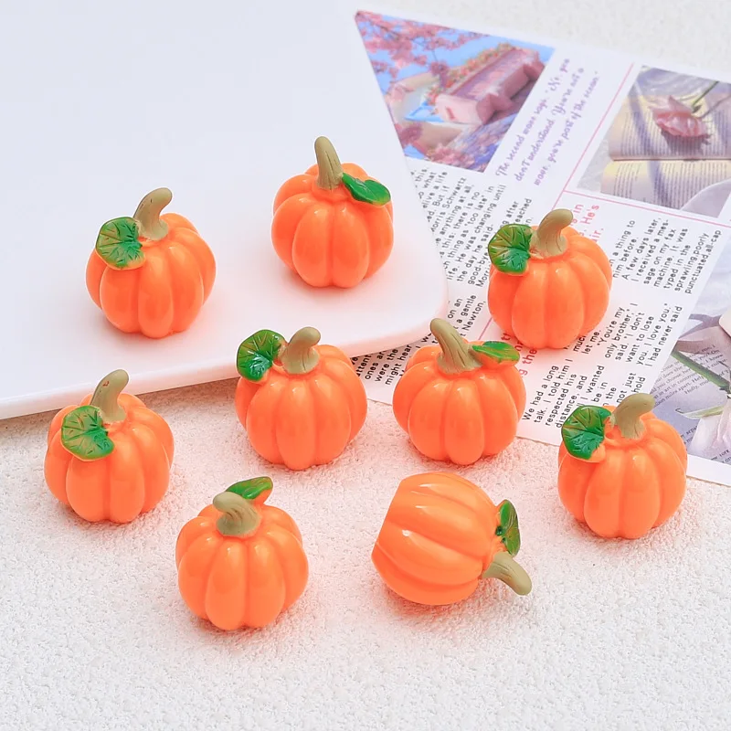 Mini Cartoon Pumpkin Ornaments Halloween Simulation Model 3d Pumpkin Miniature Ornament Fairy Garden Home Decor
