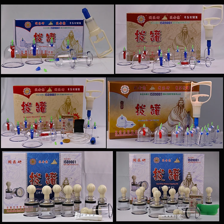 24 шт.; Оптовая продажа; Детское нижнее белье hijama Кубок терапия в традиционном китайском стиле самолечения Пластиковые Чашки Набор
