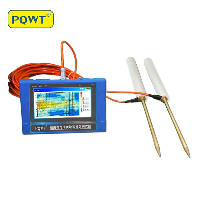 PQWT-TC500 Terrameter Resistivity Meter Auto Mapping 500m Underground Water Detector Groundwater