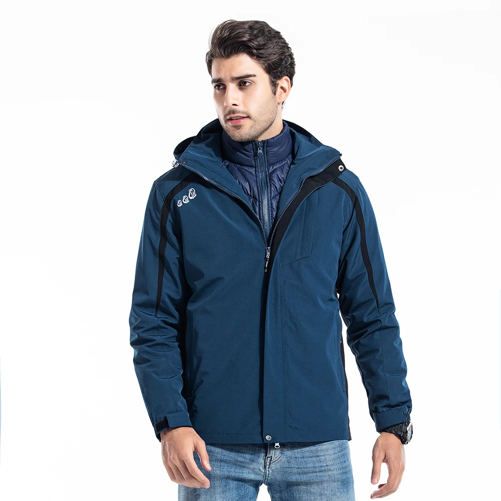 Professional New Arrival Outdoor Jacket Winter Jacket Waterproof Windproof 3 In 1 Jacket Men