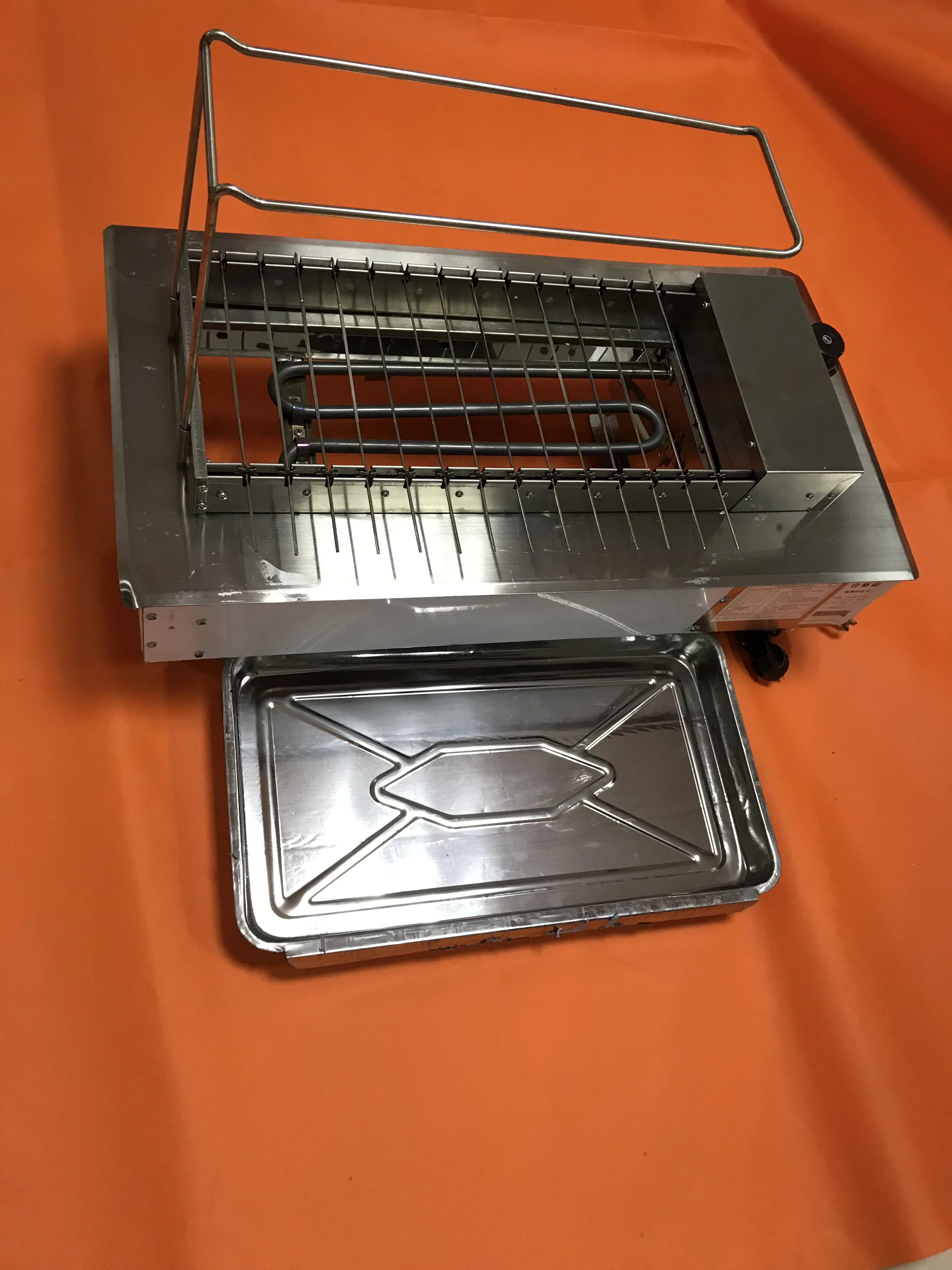 Automatic 14 Kebabs Electric BBQ Grill