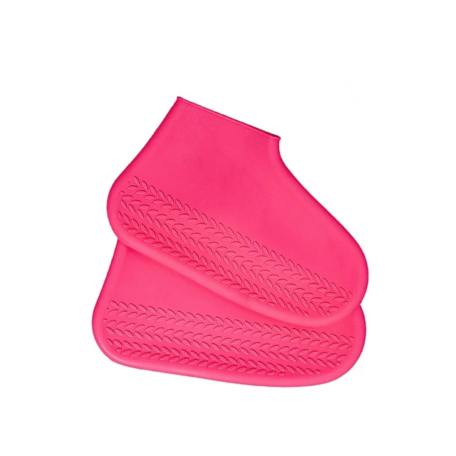 Reusable Unisex Rain Boots Waterproof Shoe Cover Silicone Shoes Protectors Rain Boots for Indoor Outdoor Rainy Days