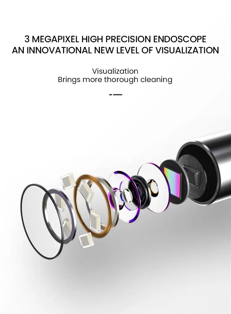 Household digital electronic smart visual ear cleaner ear wax remover wifi with 3.9mm endoscope bebird R1