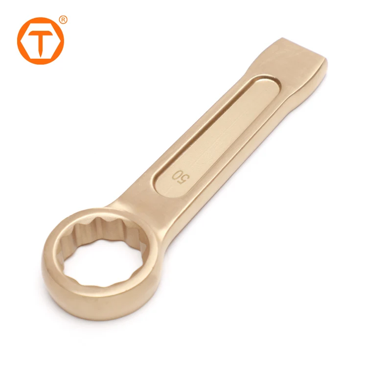 Sinotools aluminum bronze slugging striking ring wrench non sparking tools for oil station