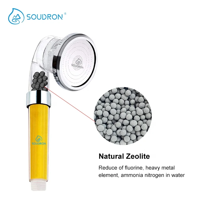 10-piece sets  Removing Chlorine Carbon Fiber Vitamin C Aroma Filter Hand Held Shower Head