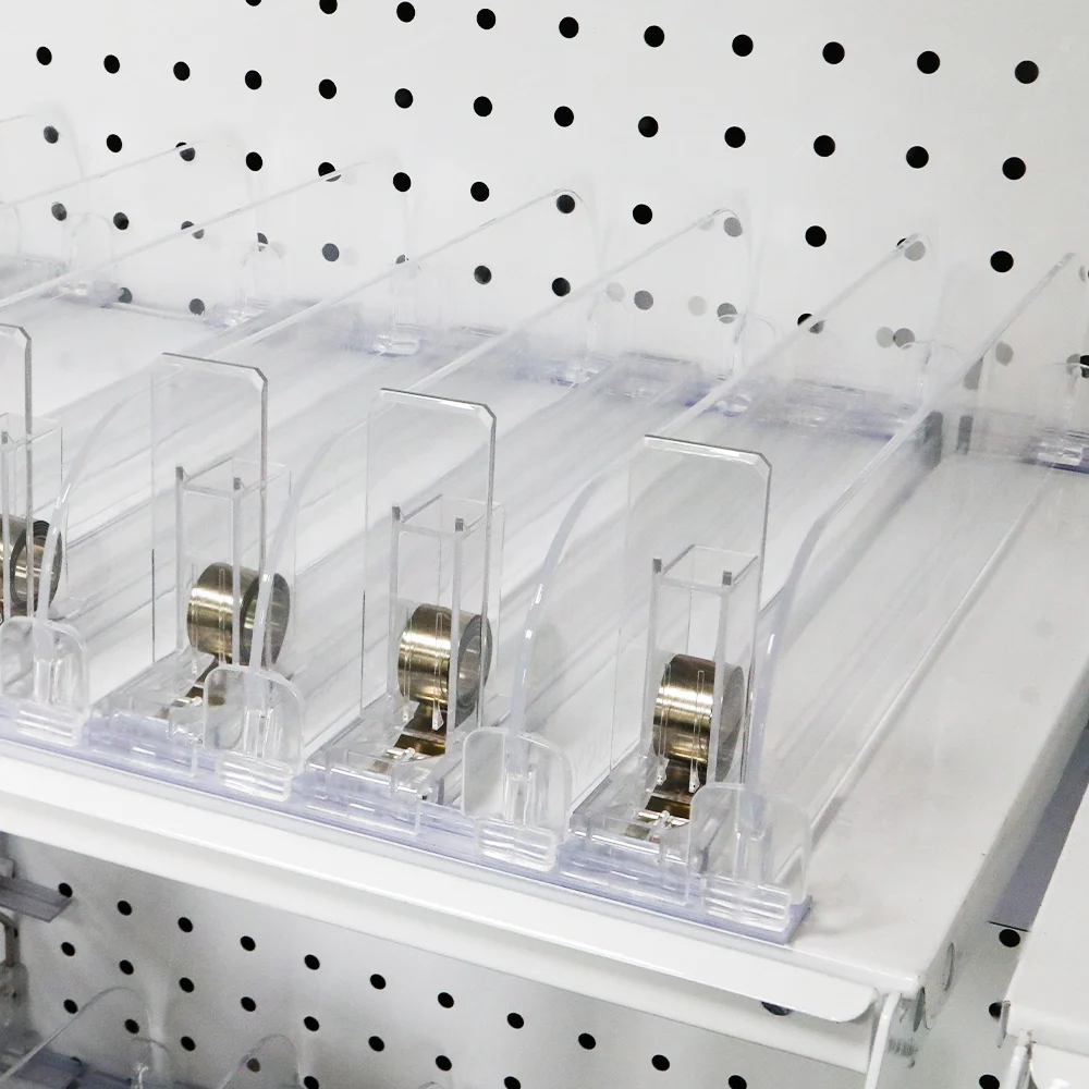Cigarette Stand Hot Sale Drink Can Organizer Tray Display Shelve Automatic Can Spring Loaded Pusher system Tobacco Shelf Pusher