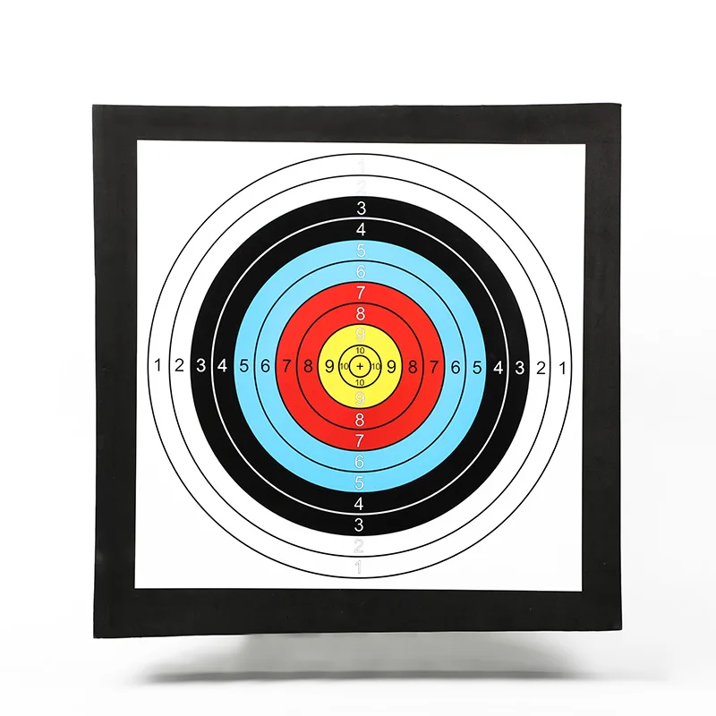 CUPID Archery Customization Foldable Butt Bag 50*50cm Eva Archery Shooting Target Board Foam Target With Target Paper