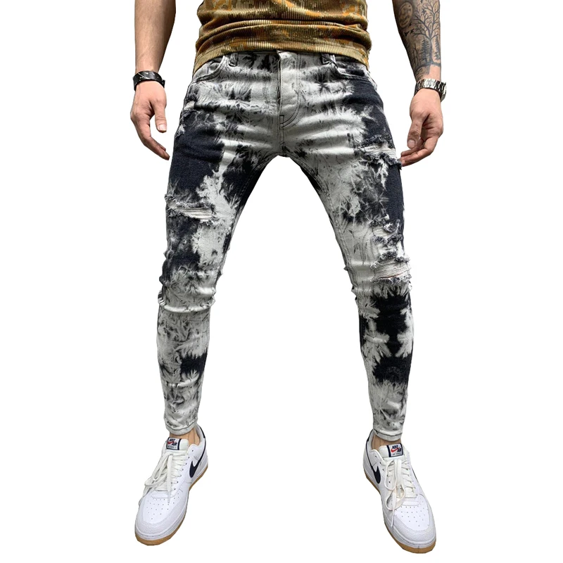 
Oem Jeans Stretchable Color Brand Custom New Style Skinny Fit Mens Denim Pants 