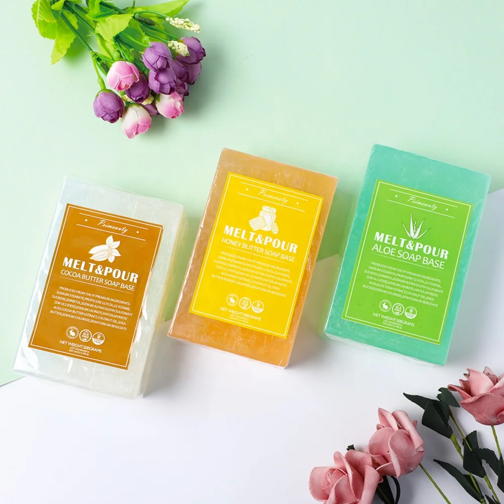 wholesale glycerin soap base melt and pour soap making white shea butter organic clear transparent goat milk soap base