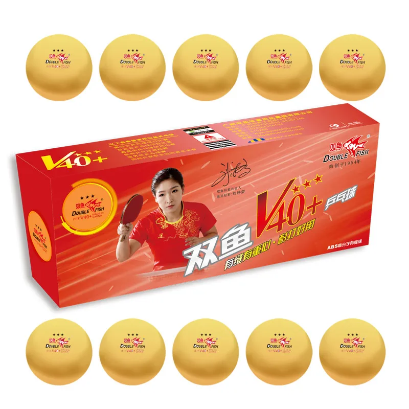 3-Star New Material Double Fish Seam Ball for International Table Tennis Competition Pingpong Balls