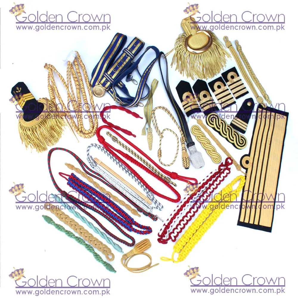 Wholesale Security Uniform Lanyard | Custom Shoulder Cord |  Sword Knot Supplier / hat cord