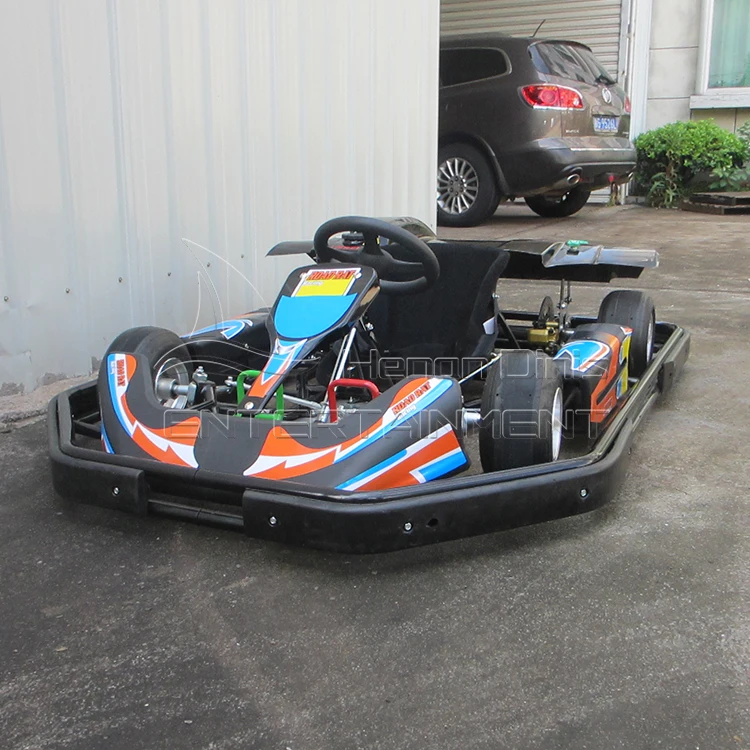 Hot Sale Cheap Kids Single Seat 90CC Lifan Engine Go Kart Amusement Fun Car Racing Games 1 Seat Kids Gasoline Go Kart Ride