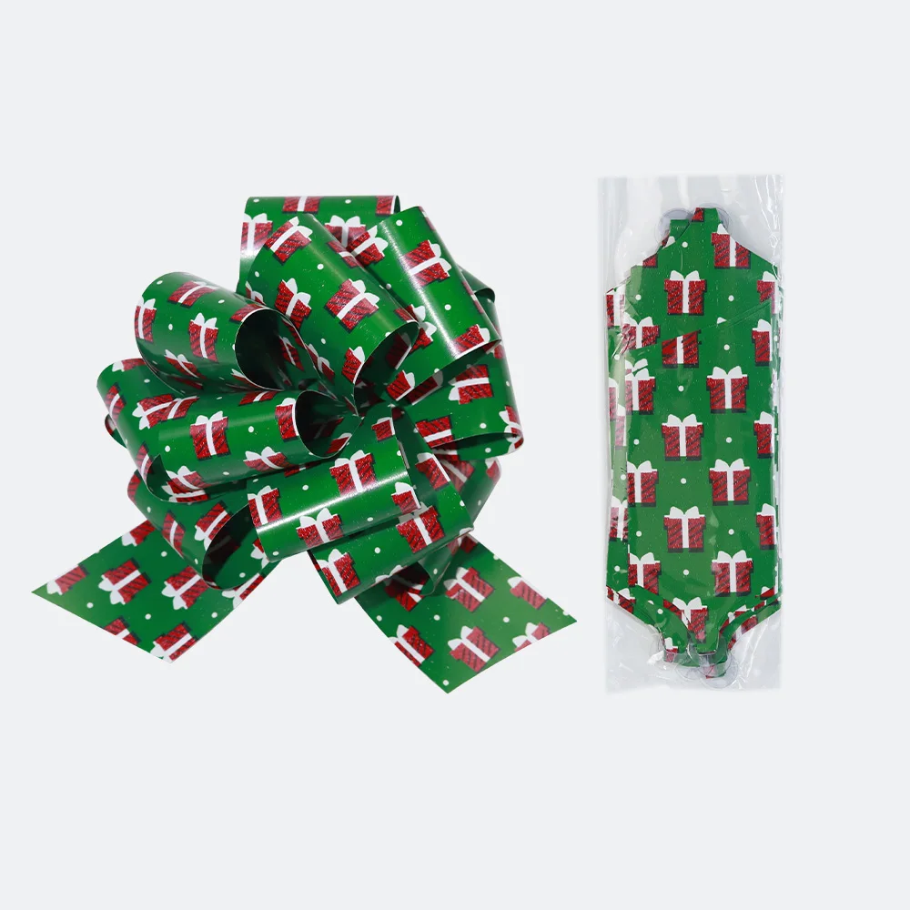 Festive PP Pull Bow for Gift Decoration Dressing up Spherical Bow for Wedding Party Graduation Birthday Celebrations