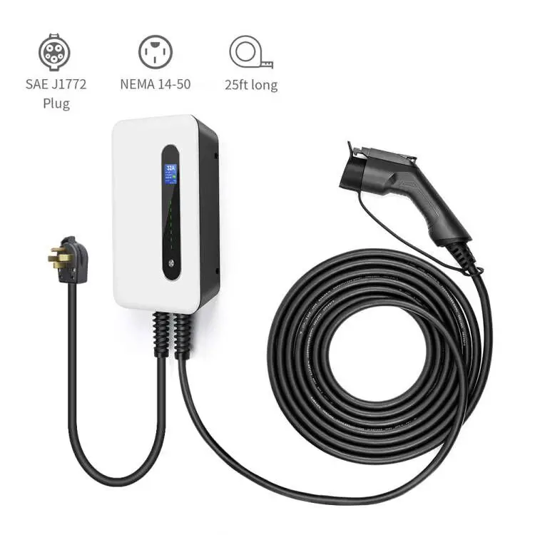 BESEN US STANDARD J 1772 7kW EV CAR CHARGER with OEM BRAND LABEL for parking electric car